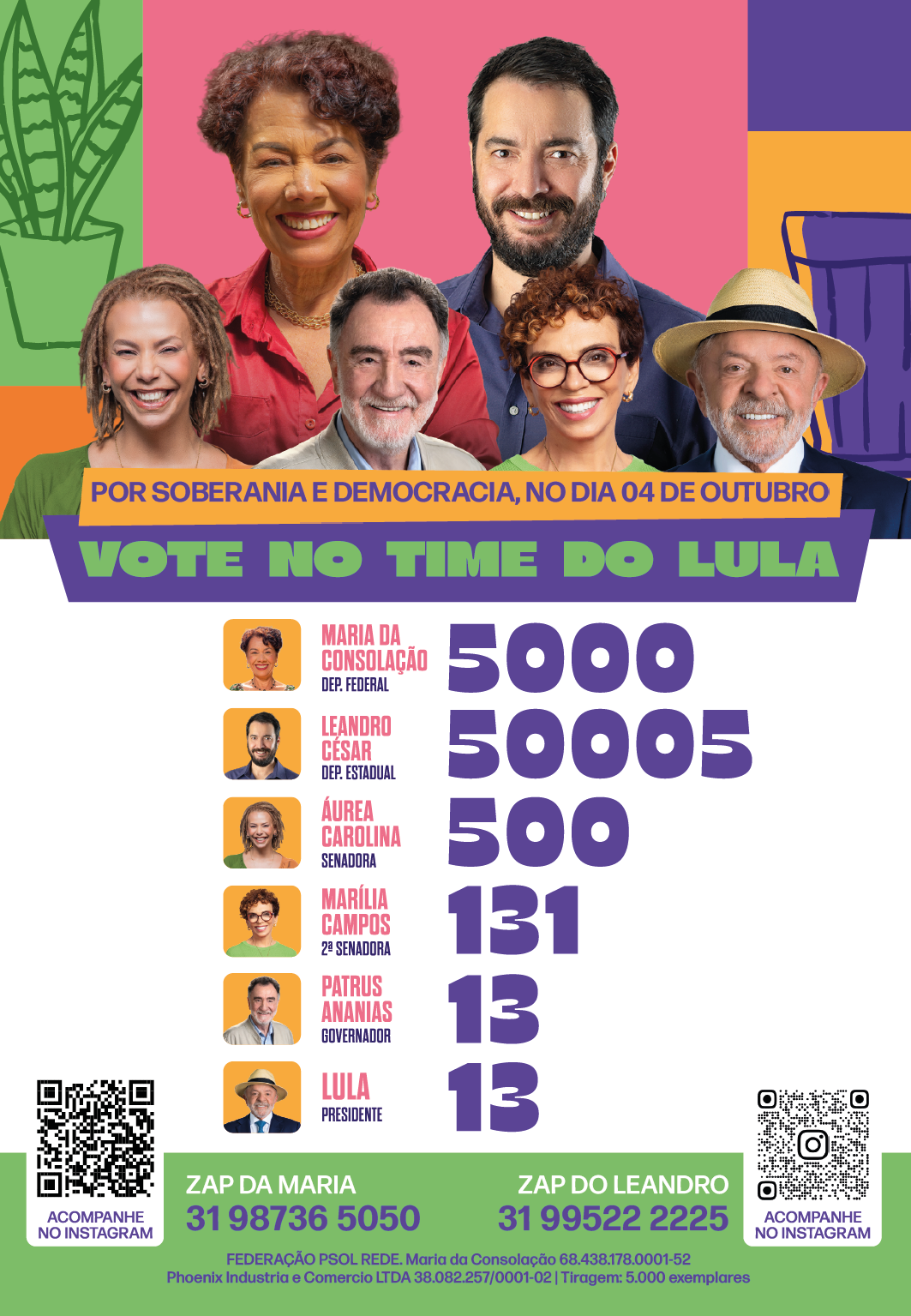 Maria 5000 + Leandro César 50005