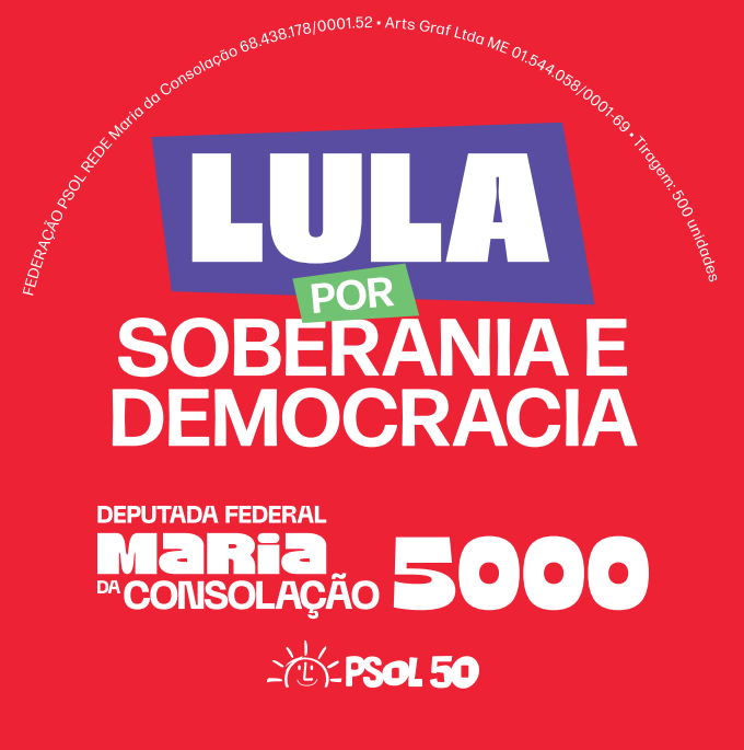Lula por soberania e democracia